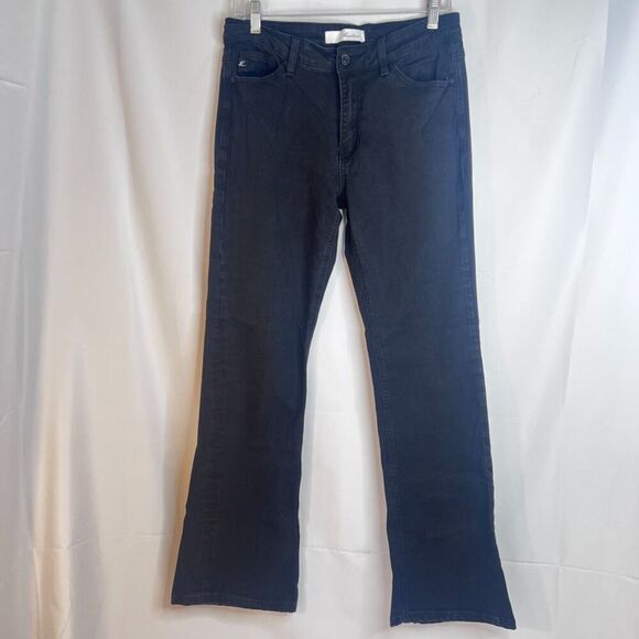 KanCan Faded Black Straight Slight Flare Non Destructed Jeans Size 11/29 - Picture 11 of 11